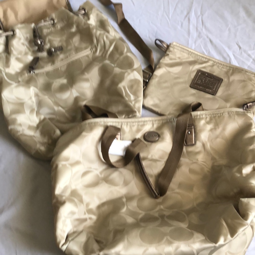 Coach weekend bag set